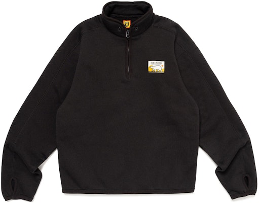 HUMAN MADE SS24 Logo Half-Zip Pullover Sweatshirt Unisex HM26CS045 Purchase HUMAN MADE SS24 Logo Half-Zip Pullover Sweatshirt Unisex HM26CS045