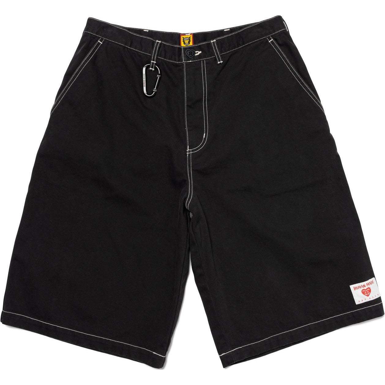 Order HUMAN MADE SS24 Logo Heart Patch Loose Fit Zip Shorts Unisex HM27PT020