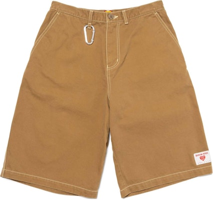 HUMAN MADE SS24 Logo Heart Patch Loose Fit Zip Shorts Unisex HM27PT020 Shop HUMAN MADE SS24 Logo Heart Patch Loose Fit Zip Shorts Unisex HM27PT020