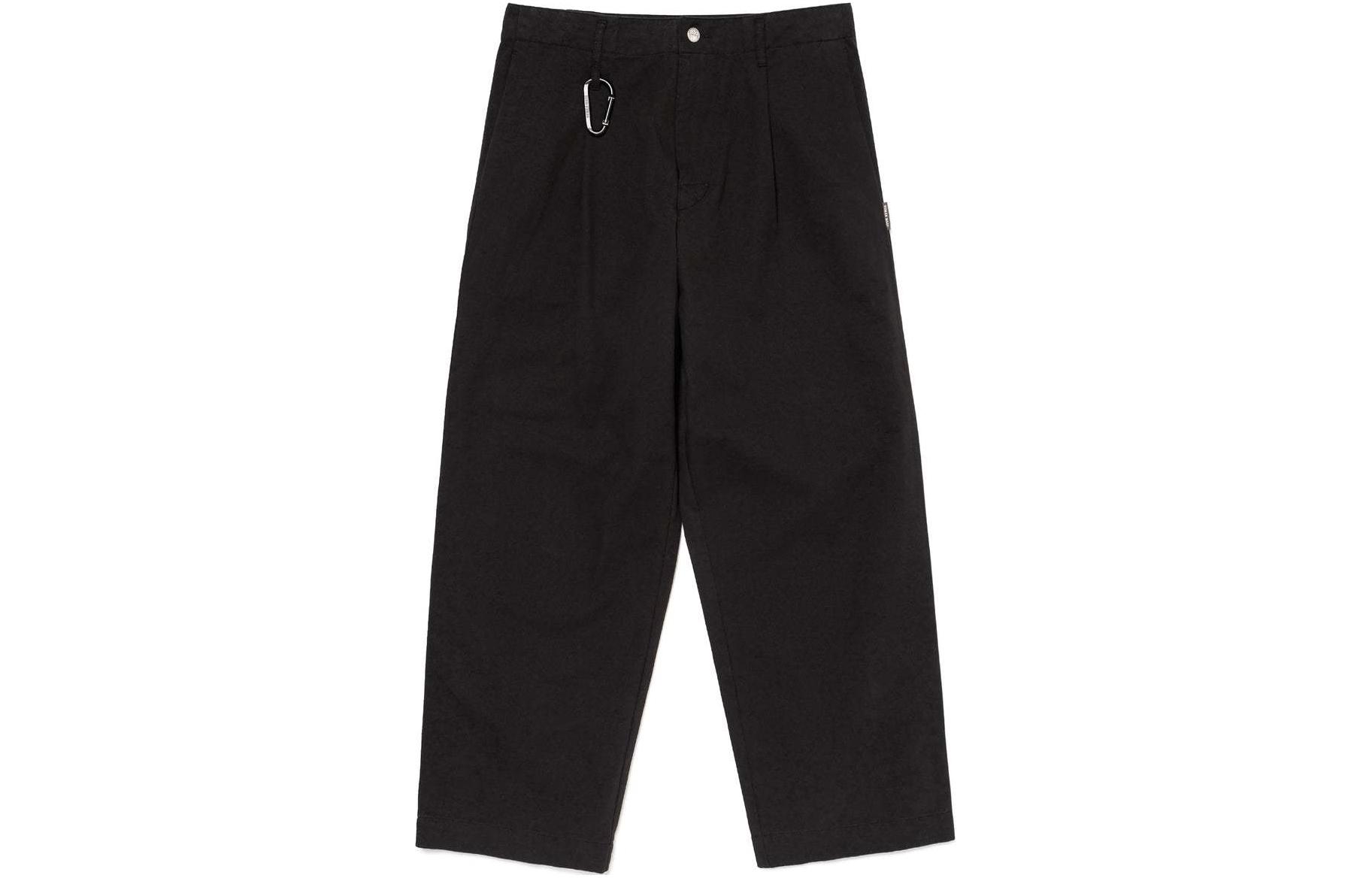 HUMAN MADE SS24 Logo Solid Color Loose-Fit Casual Pants Unisex. HM27PT014