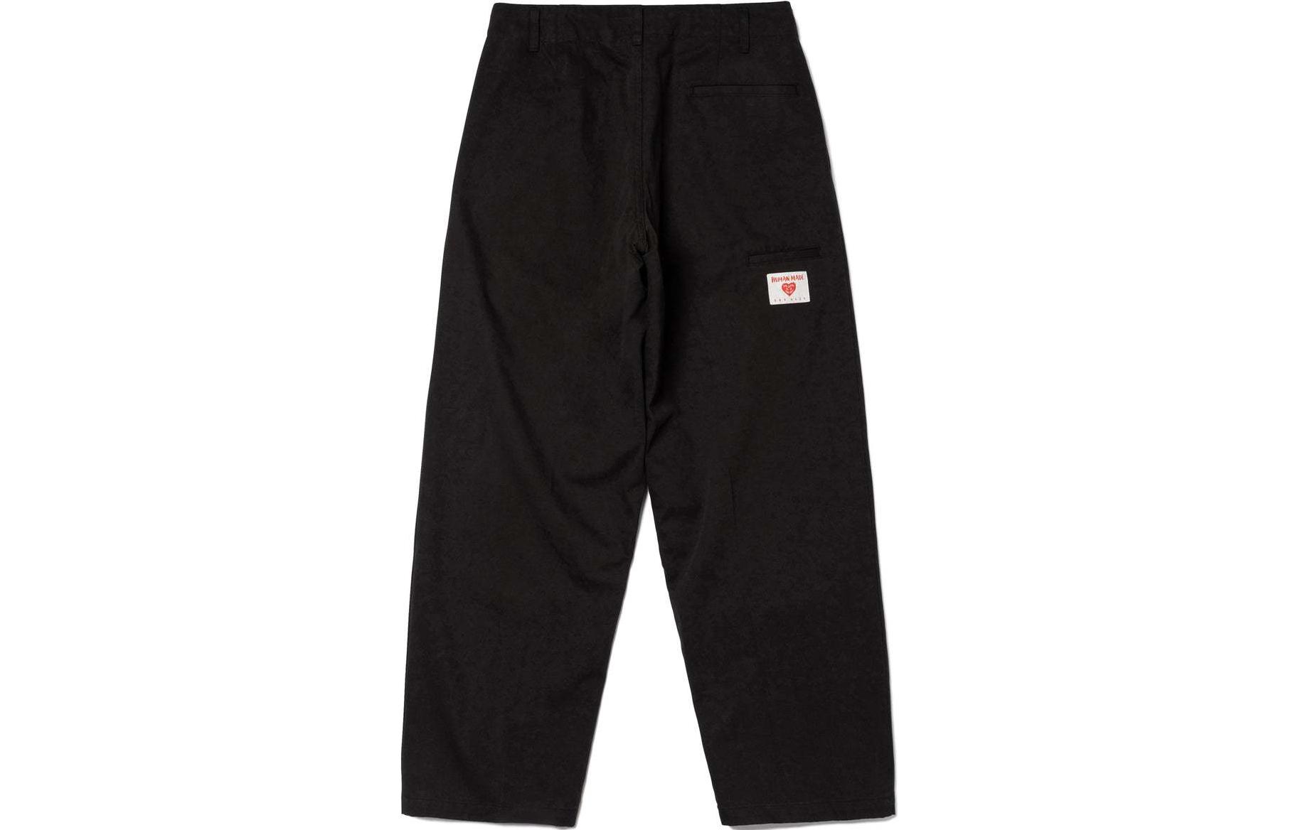 Lookbook HUMAN MADE SS24 Logo Solid Color Loose-Fit Casual Pants Unisex. HM27PT014