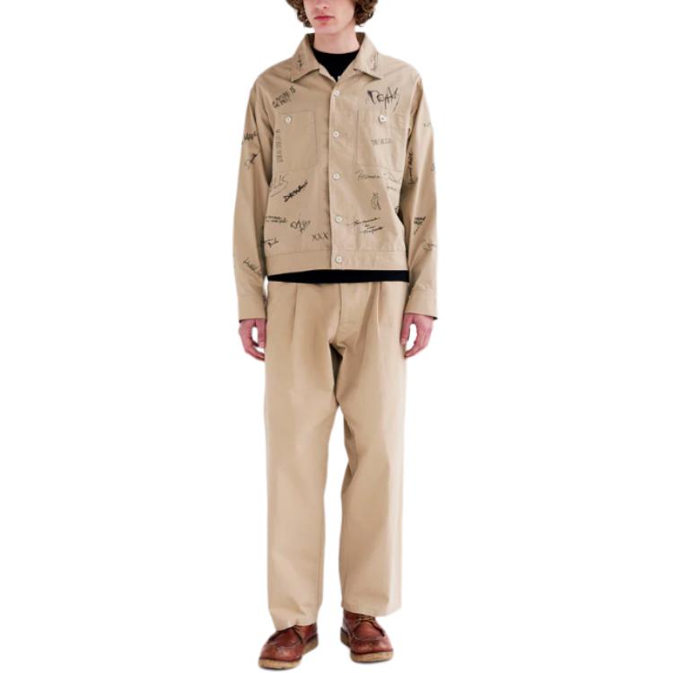 Details for HUMAN MADE SS24 Logo Solid Color Loose-Fit Casual Pants Unisex. HM27PT014