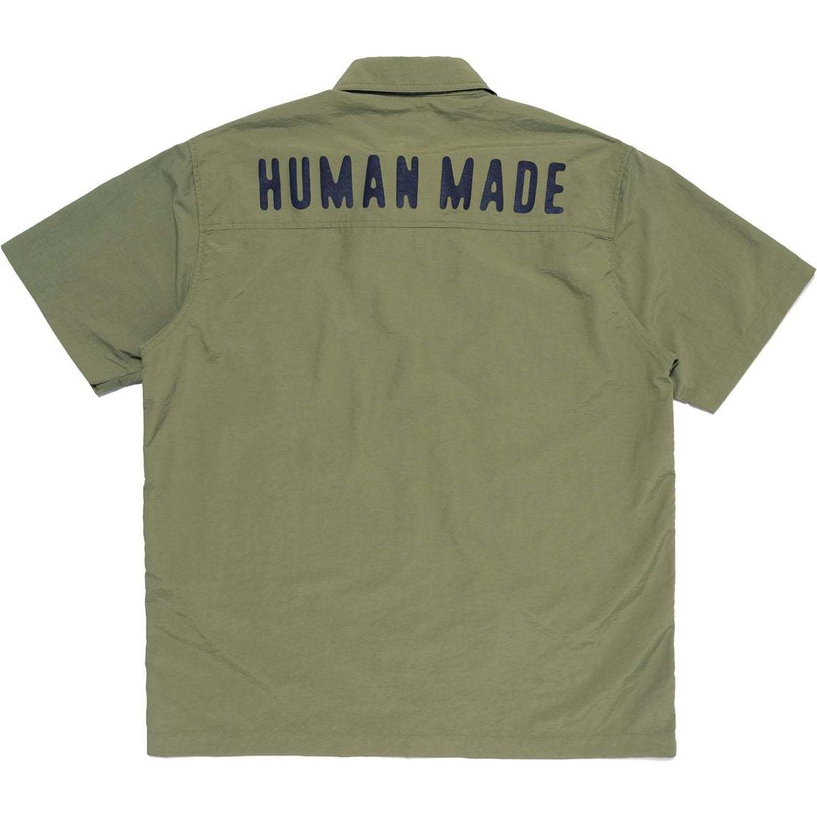 Lookbook HUMAN MADE SS24 ナイロンシリーズ 3Dロゴスタンプ 半袖シャツ ユニセックス. HM27SH020