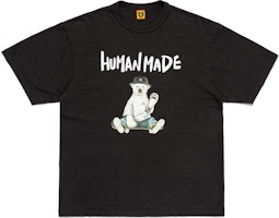 HUMAN MADE SS24 Polar Bear Graphic Unisex Short Sleeve T-Shirt HM27TE016 HUMAN MADE SS24 Polar Bear Graphic Unisex Short Sleeve T-Shirt HM27TE016