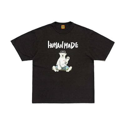 HUMAN MADE SS24 Polar Bear Graphic Unisex Short Sleeve T-Shirt HM27TE016