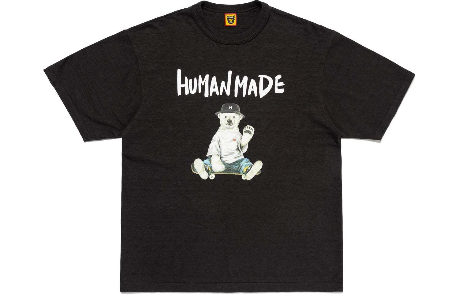 Order HUMAN MADE SS24 北極熊圖案男女短袖T恤 HM27TE016