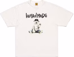 Shop HUMAN MADE SS24 Polar Bear Graphic Unisex Short Sleeve T-Shirt HM27TE016