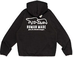 HUMAN MADE SS24 Polar Bear Print Logo Zip Hoodie Unisex HM26CS043 HUMAN MADE SS24 Polar Bear Print Logo Zip Hoodie Unisex HM26CS043