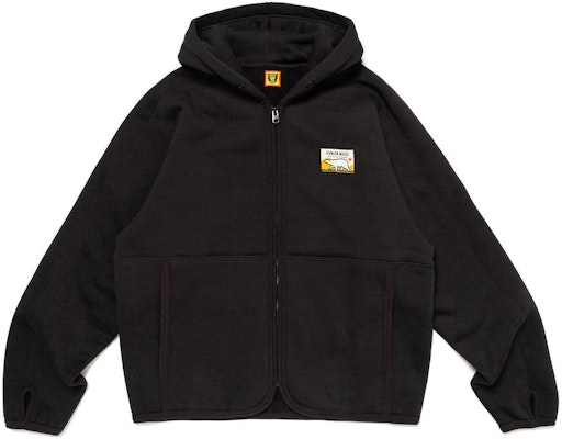 HUMAN MADE SS24 Hoodie Logo Polar Bear Print Zip Unisex HM26CS043 Lookbook HUMAN MADE SS24 Hoodie Logo Polar Bear Print Zip Unisex HM26CS043