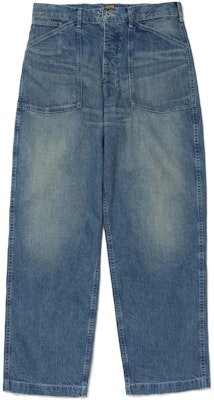 휴먼 메이드 SS24 릴랙스드 스트레이트 핏 멀티포켓 데님 팬츠 유니섹스 블루 HM27PT011 Order 휴먼 메이드 SS24 릴랙스드 스트레이트 핏 멀티포켓 데님 팬츠 유니섹스 블루 HM27PT011