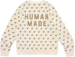 Purchase HUMAN MADE SS24 Retro Corak Hati Jacquard Knit Sweater Uniseks HM27CS035