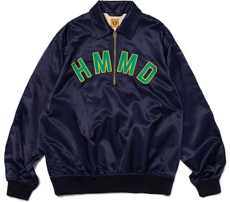 HUMAN MADE SS24 缎面Logo半拉链卫衣男女同款。 HM27SH007 Buy HUMAN MADE SS24 缎面Logo半拉链卫衣男女同款。 HM27SH007