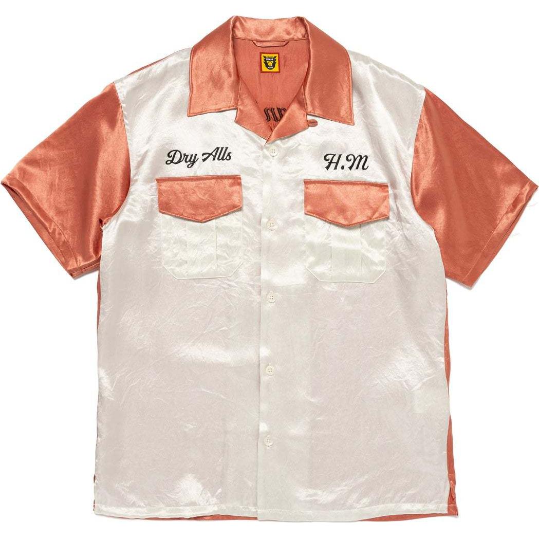 Lookbook HUMAN MADE SS24 背部刺绣爱心设计短袖衬衫 男女同款。 HM27SH015