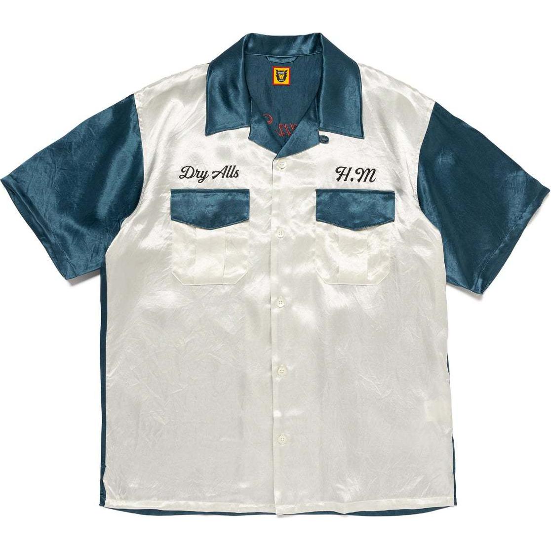 Sizing HUMAN MADE SS24 背部刺绣爱心设计短袖衬衫 男女同款。 HM27SH015