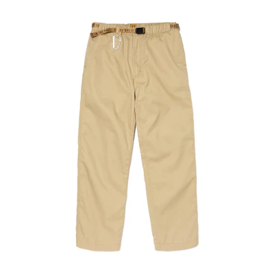 HUMAN MADE SS24 Solid Color Zip-Fly Straight Casual Pants Unisex HM27PT003