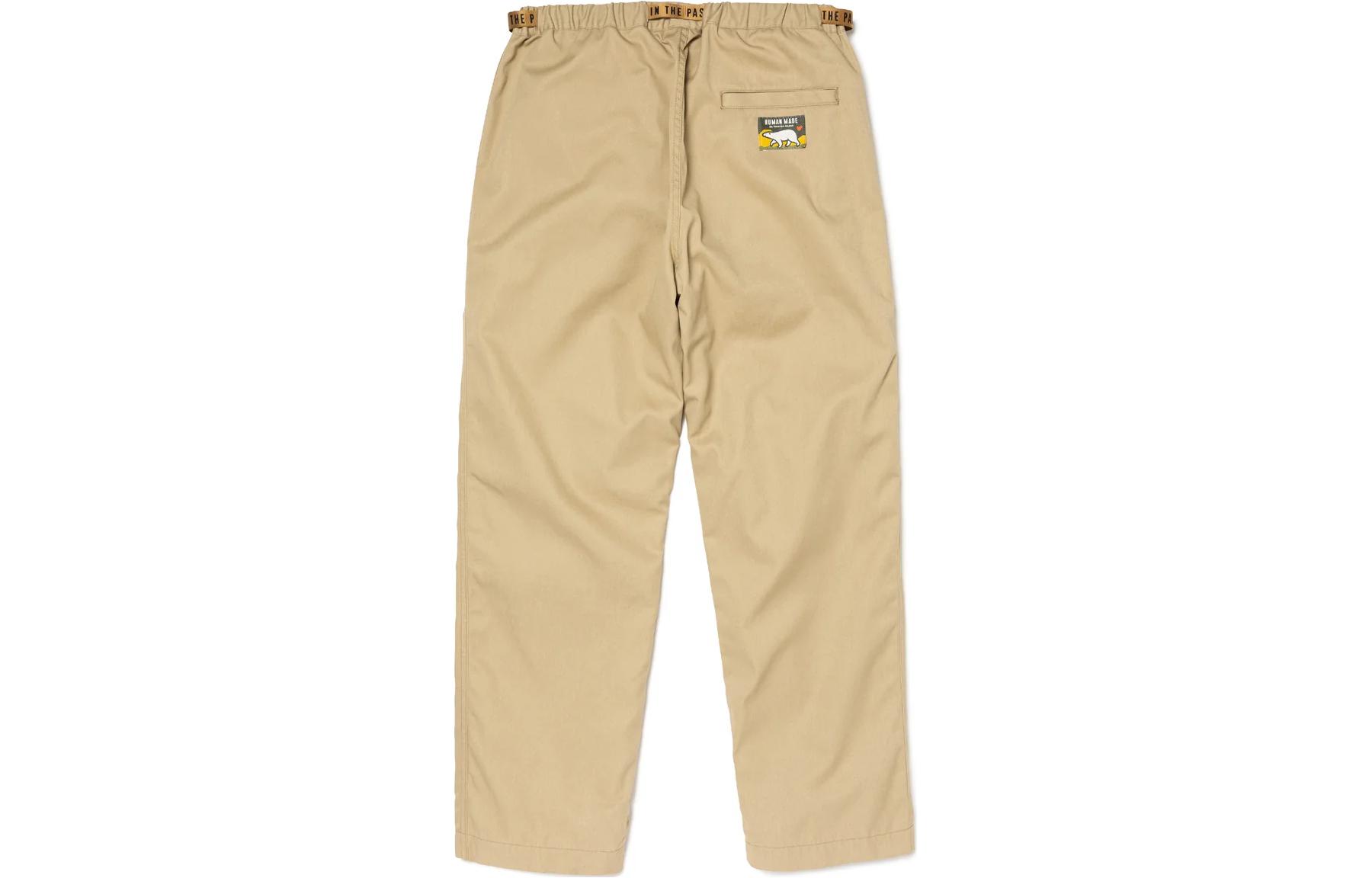 Lookbook HUMAN MADE SS24 Solid Color Zip-Fly Straight Casual Pants Unisex HM27PT003