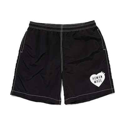 HUMAN MADE SS24 Solid Heart Print Casual Shorts Unisex. HM27PT028