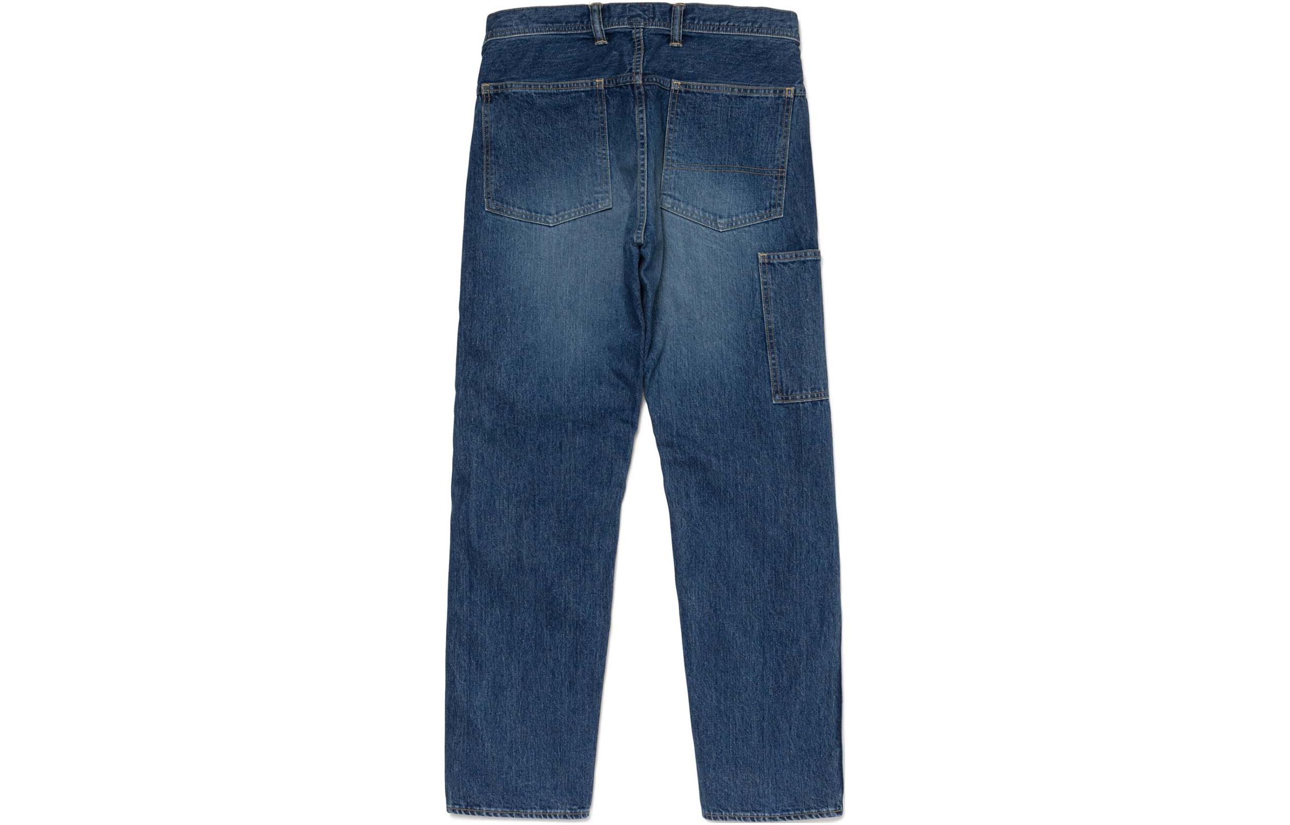 Lookbook HUMAN MADE SS24 直筒多口袋牛仔裤 男女同款 蓝色 HM27PT009