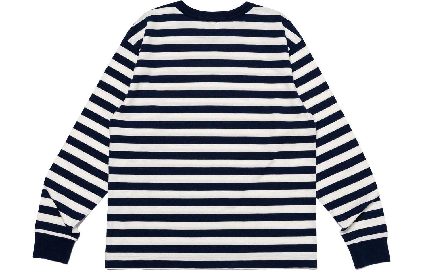 Lookbook HUMAN MADE SS24 Baju T Lengan Panjang Berjalur Unisex HM27CS018