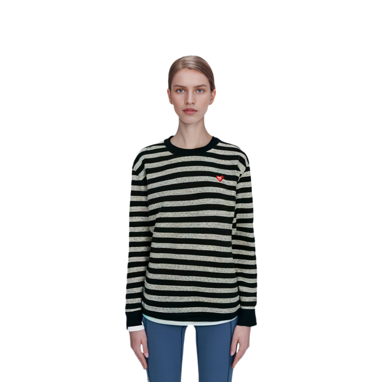 Details for HUMAN MADE SS24 Baju T Lengan Panjang Berjalur Unisex HM27CS018