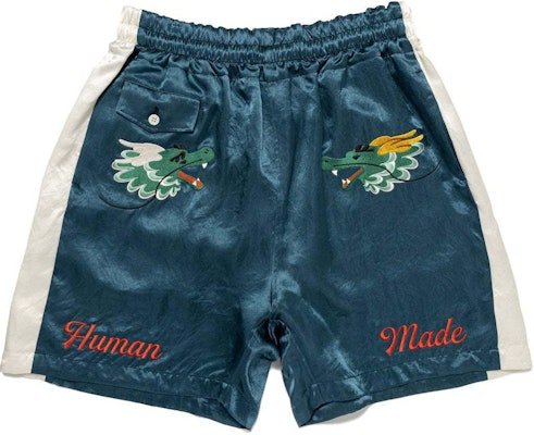 HUMAN MADE SS24 Celana Pendek Unisex Dragon Embroidery Santai. HM27PT017 Buy HUMAN MADE SS24 Celana Pendek Unisex Dragon Embroidery Santai. HM27PT017