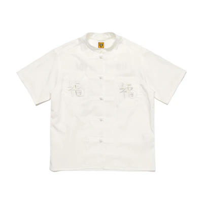 HUMAN MADE SS24 Summer Dragon Embroidery Unisex Short Sleeve Shirt HM27SH017