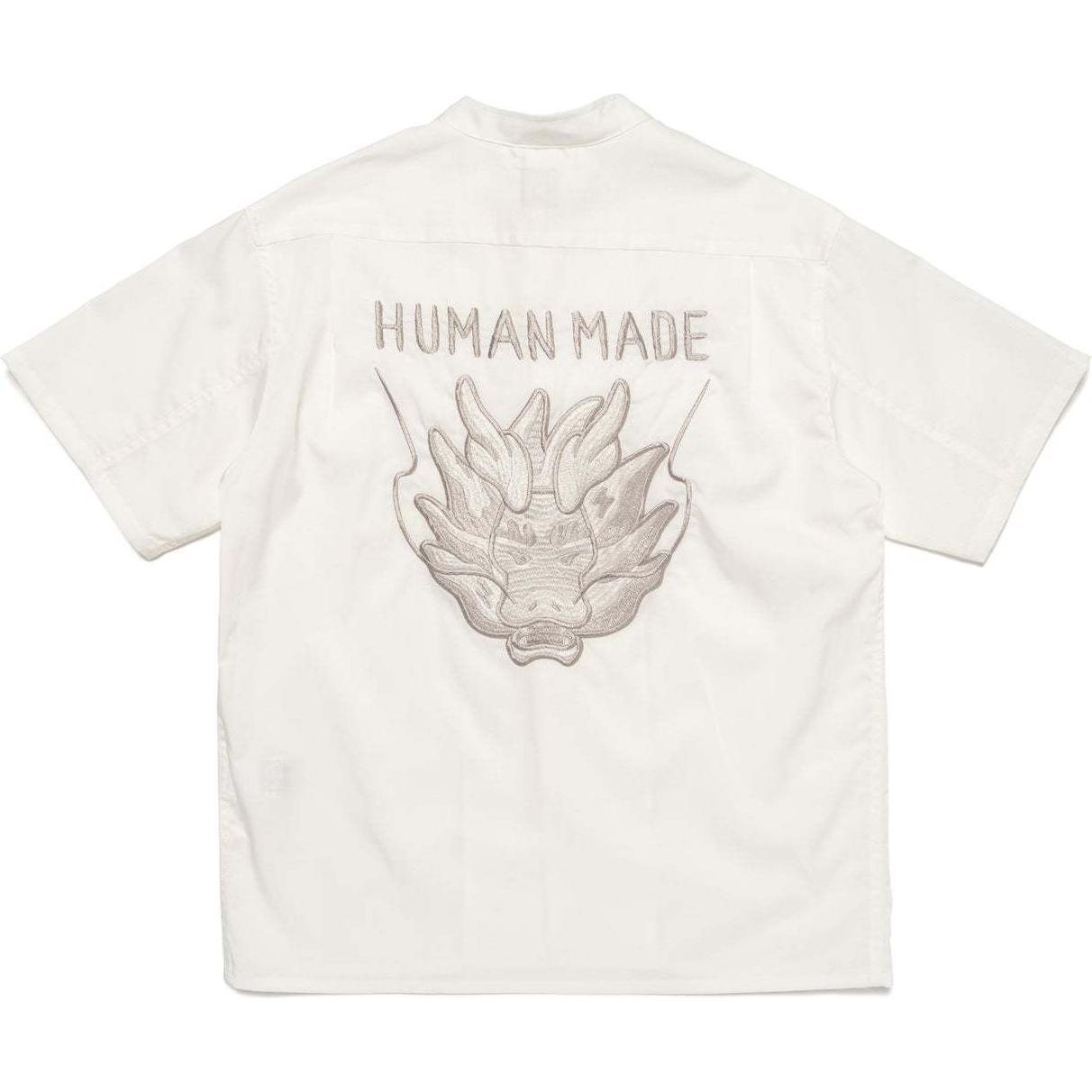 Lookbook HUMAN MADE SS24 サマードラゴン刺繍 ユニセックス半袖シャツ HM27SH017