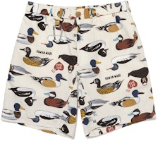 HUMAN MADE SS24 Summer Duck Print Loose Fit Casual Shorts Unisex. HM27PT018 HUMAN MADE SS24 Summer Duck Print Loose Fit Casual Shorts Unisex. HM27PT018