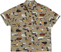 HUMAN MADE SS24 Summer Vibe Duck Pattern Short Sleeve Shirt Unisex HM27SH018 HUMAN MADE SS24 Summer Vibe Duck Pattern Short Sleeve Shirt Unisex HM27SH018