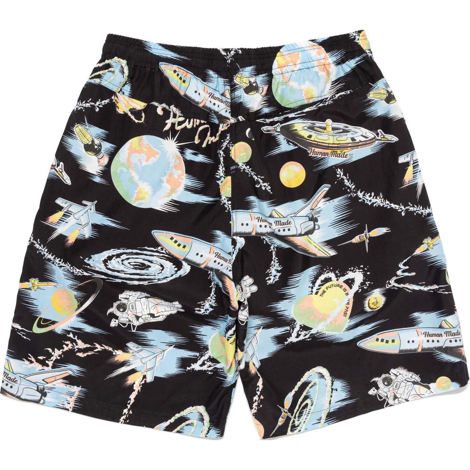 Order HUMAN MADE SS24 夏季风情满印宽松短裤 男女通用版型 HM27PT022