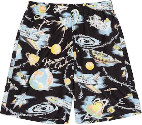 HUMAN MADE SS24 夏季风情满印宽松短裤 男女通用版型 HM27PT022 Lookbook HUMAN MADE SS24 夏季风情满印宽松短裤 男女通用版型 HM27PT022