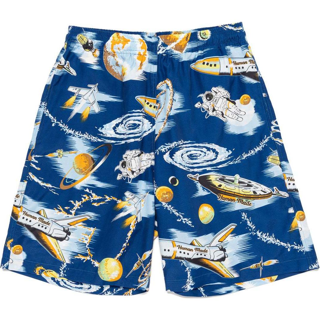 Purchase HUMAN MADE SS24 夏季风情满印宽松短裤 男女通用版型 HM27PT022