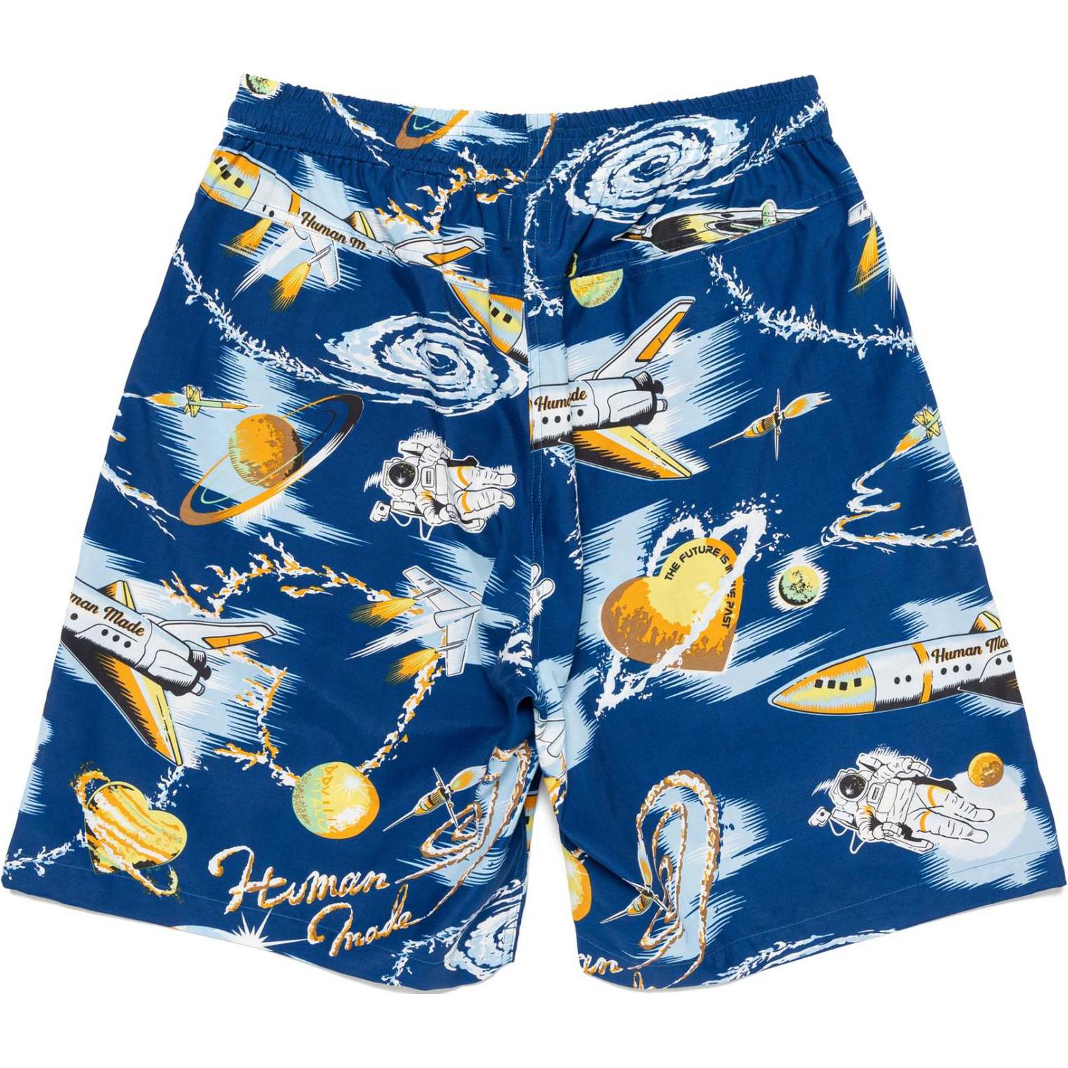 Details for HUMAN MADE SS24 夏季风情满印宽松短裤 男女通用版型 HM27PT022