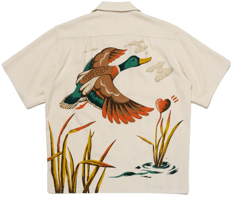 human-made-ss-24-unisex-duck-graphic-button-up-short-sleeve-shirt-hm-27-sh-028