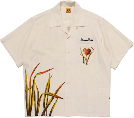 휴먼메이드 SS24 유니섹스 오리 그래픽 반팔 버튼업 셔츠 HM27SH028 Order 휴먼메이드 SS24 유니섹스 오리 그래픽 반팔 버튼업 셔츠 HM27SH028