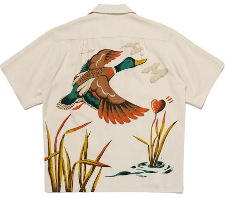 휴먼메이드 SS24 유니섹스 오리 그래픽 반팔 버튼업 셔츠 HM27SH028 Lookbook 휴먼메이드 SS24 유니섹스 오리 그래픽 반팔 버튼업 셔츠 HM27SH028