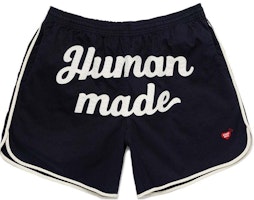 HUMAN MADE SS24 Unisex Heart Logo Embroidered Casual Shorts. HM27PT029 HUMAN MADE SS24 Unisex Heart Logo Embroidered Casual Shorts. HM27PT029