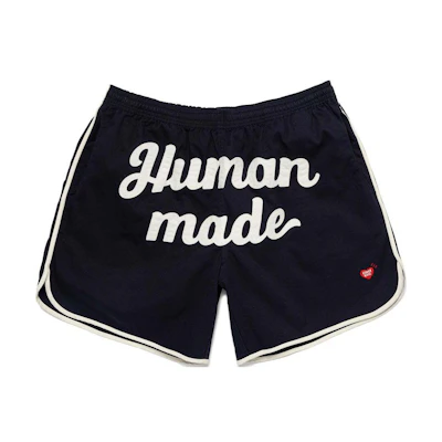 HUMAN MADE SS24 Unisex Heart Logo Embroidered Casual Shorts. HM27PT029