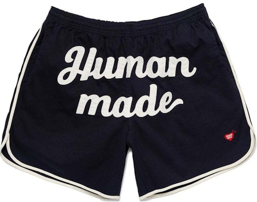 ヒューマンメイド SS24 ハートロゴ刺繍カジュアルショートパンツ HM27PT029 Shop ヒューマンメイド SS24 ハートロゴ刺繍カジュアルショートパンツ HM27PT029