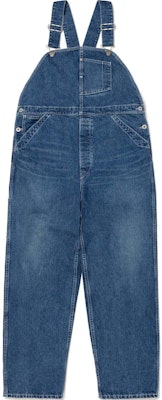 HUMAN MADE SS24 ユニセックス ルーズフィット インディゴ デニム オーバーオール ジーンズ HM27PT013 Order HUMAN MADE SS24 ユニセックス ルーズフィット インディゴ デニム オーバーオール ジーンズ HM27PT013