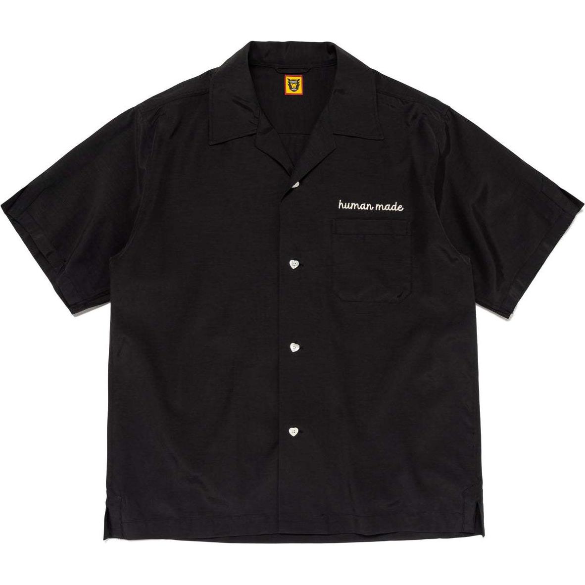 Lookbook HUMAN MADE SS24 男女同款短袖字母标志衬衫. HM27SH023