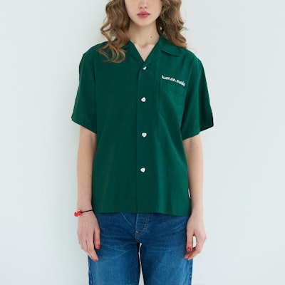 HUMAN MADE SS24 男女同款短袖字母标志衬衫. HM27SH023 Details for HUMAN MADE SS24 男女同款短袖字母标志衬衫. HM27SH023