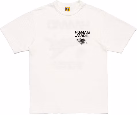 HUMAN MADE SS24 Unisex Soft Short Sleeve T-Shirt with Cosmic Back Graphic. HM27TE011 Buy HUMAN MADE SS24 Unisex Soft Short Sleeve T-Shirt with Cosmic Back Graphic. HM27TE011
