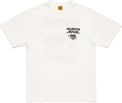 HUMAN MADE SS24 Unisex Soft Short Sleeve T-Shirt with Cosmic Back Graphic. HM27TE011 Order HUMAN MADE SS24 Unisex Soft Short Sleeve T-Shirt with Cosmic Back Graphic. HM27TE011