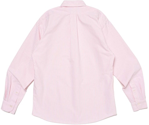 휴먼메이드 SS24 유니섹스 스트라이프 긴팔 캐주얼 코튼 셔츠 HM27SH005 Purchase 휴먼메이드 SS24 유니섹스 스트라이프 긴팔 캐주얼 코튼 셔츠 HM27SH005