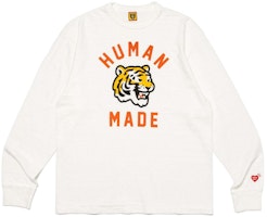 HUMAN MADE SS24 Unisex Tiger Graphic Long Sleeve Crewneck T-Shirt HM27CS013 HUMAN MADE SS24 Unisex Tiger Graphic Long Sleeve Crewneck T-Shirt HM27CS013