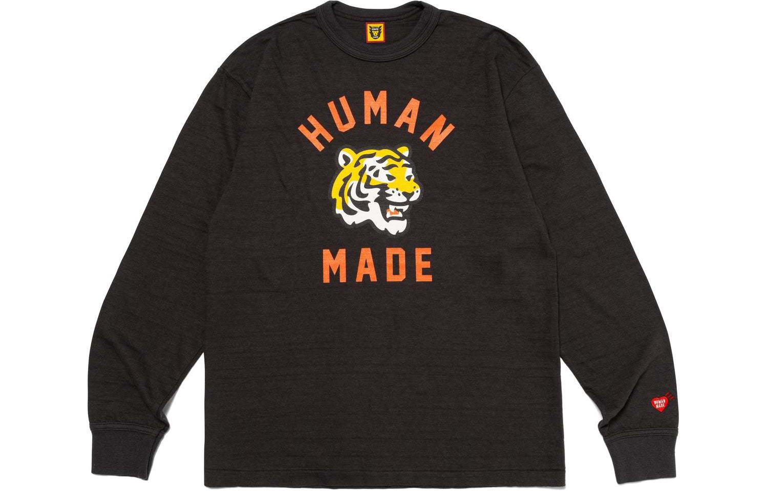Order Camiseta Manga Larga Unisex Gráfica de Tigre HUMAN MADE SS24. HM27CS013