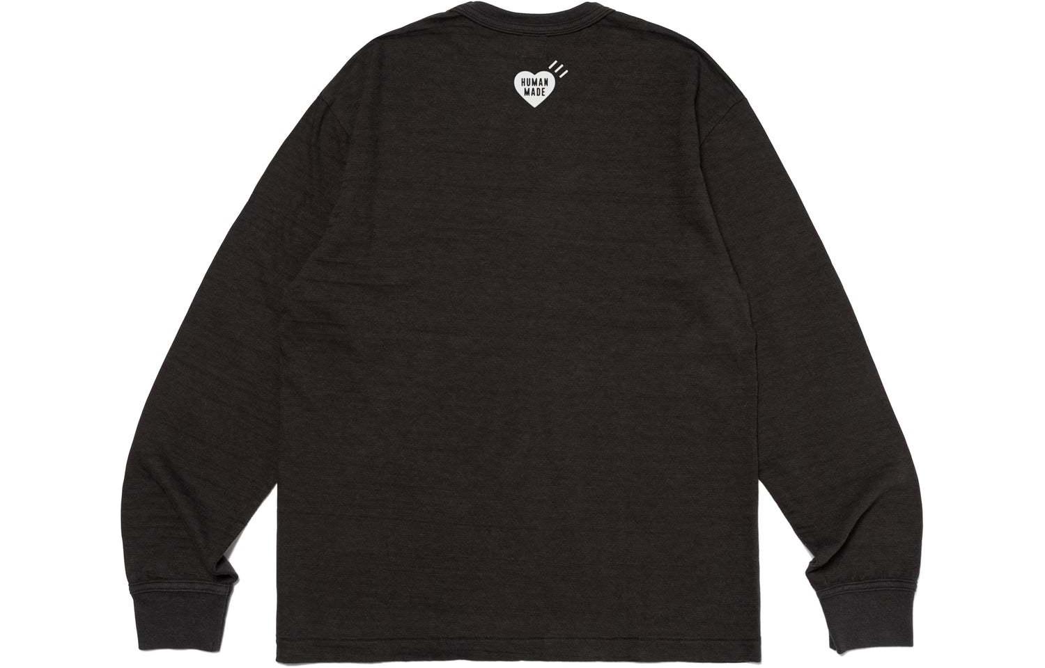 Lookbook Camiseta Manga Larga Unisex Gráfica de Tigre HUMAN MADE SS24. HM27CS013