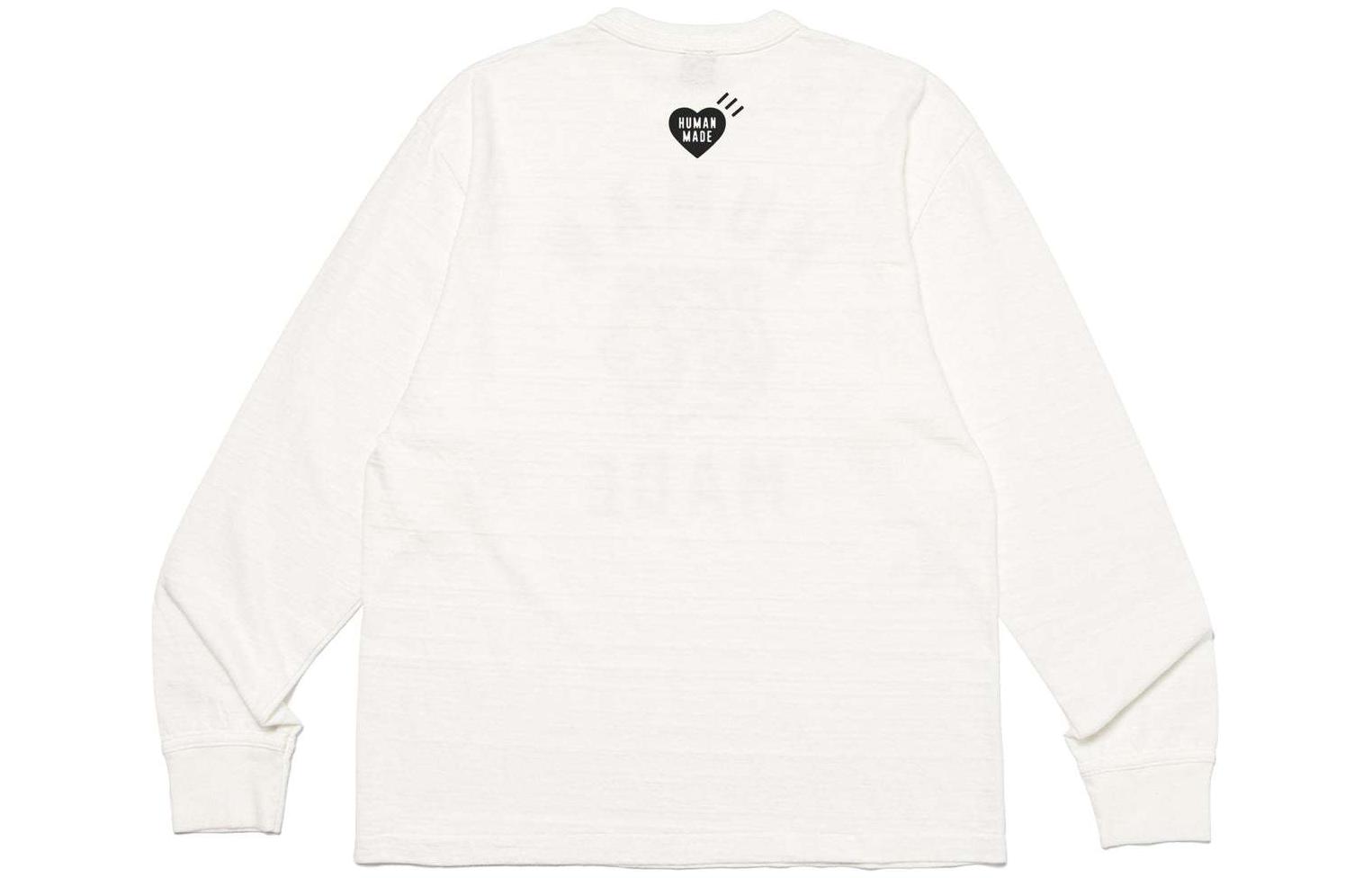 Sizing Camiseta Manga Larga Unisex Gráfica de Tigre HUMAN MADE SS24. HM27CS013