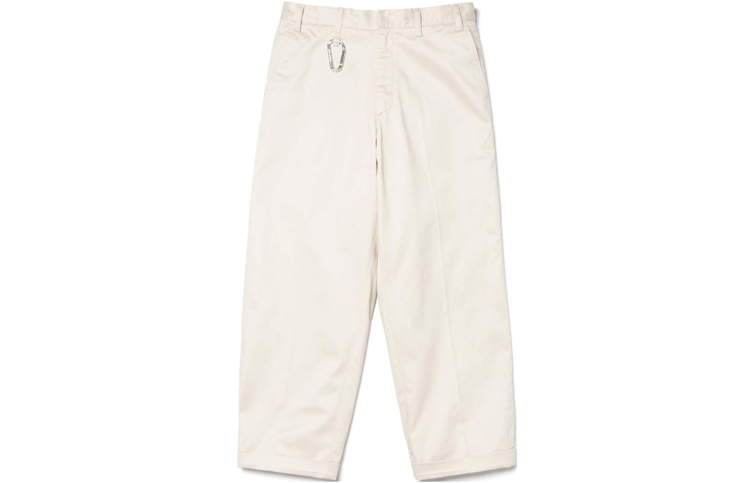 Lookbook HUMAN MADE SS24 Unisex Wide-Leg Cropped Casual Pants with Zipper HM27PT005